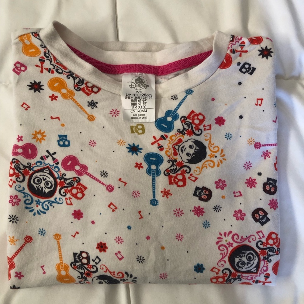 Girls Disney PIXAR Coco Sweatshirt Youth Size Medium 7/8